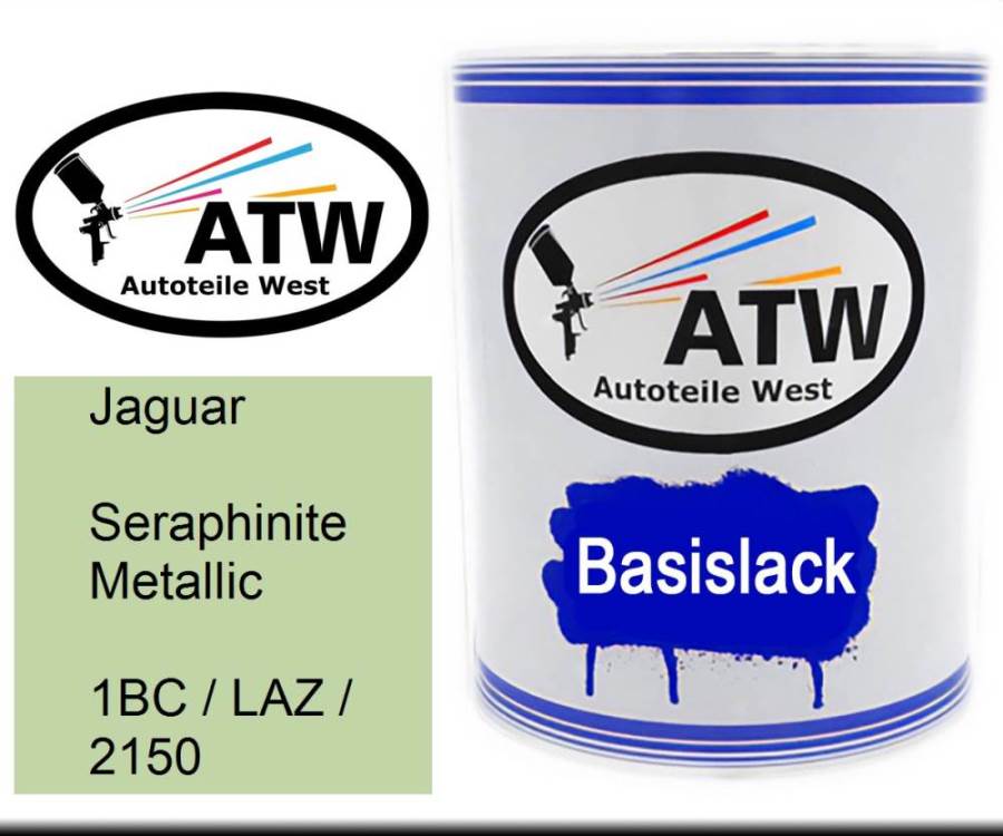 Jaguar, Seraphinite Metallic, 1BC / LAZ / 2150: 1L Lackdose, von ATW Autoteile West.
